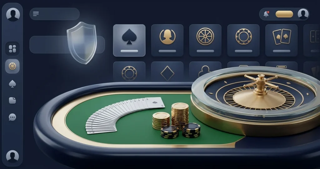 Golden Mister live casino lobby